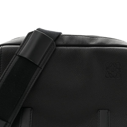 Soft Grained Calfskin XS Military Messenger Bag Black