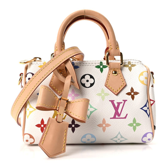 LV X TM Monogram Multicolor Nano Speedy White
