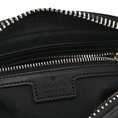 Soft GG Supreme Monogram Web Belt Bag Black Grey