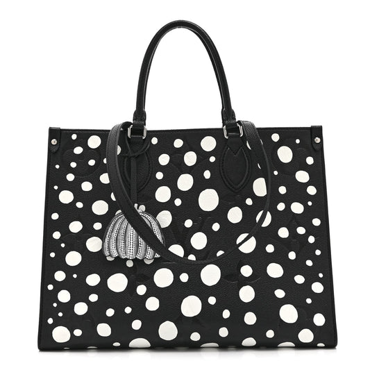 LV X YK Empreinte Monogram Giant Onthego MM Black
