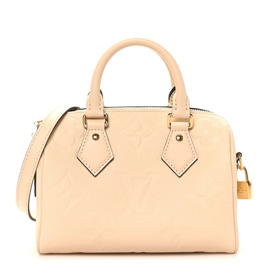 Empreinte Monogram Giant Speedy Bandouliere 20 Creme