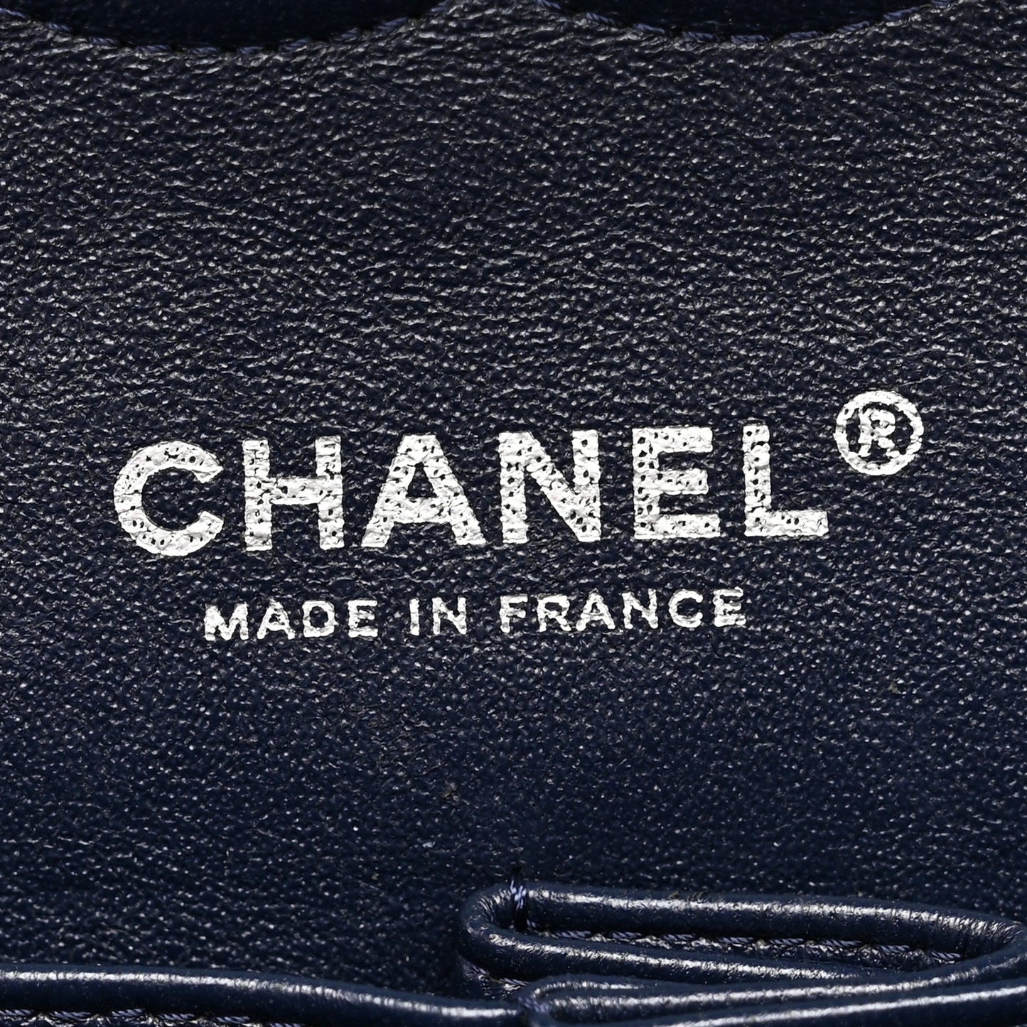 Caviar Quilted Medium Double Flap Navy