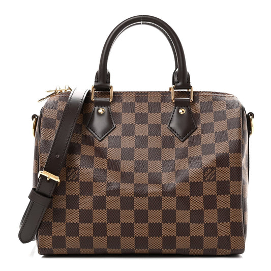 Damier Ebene Speedy Bandouliere 25