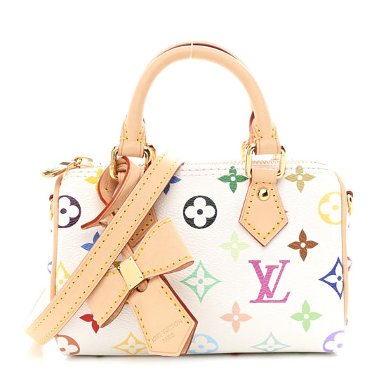 LV X TM Monogram Multicolor Nano Speedy White