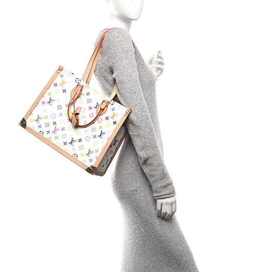 LV X TM Monogram Multicolor Onthego MM White