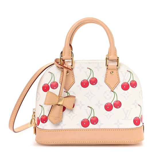 LV X TM Monogram Cerises Alma BB White