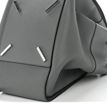Grained Calfskin Medium Hammock Shoulder Bag Blue