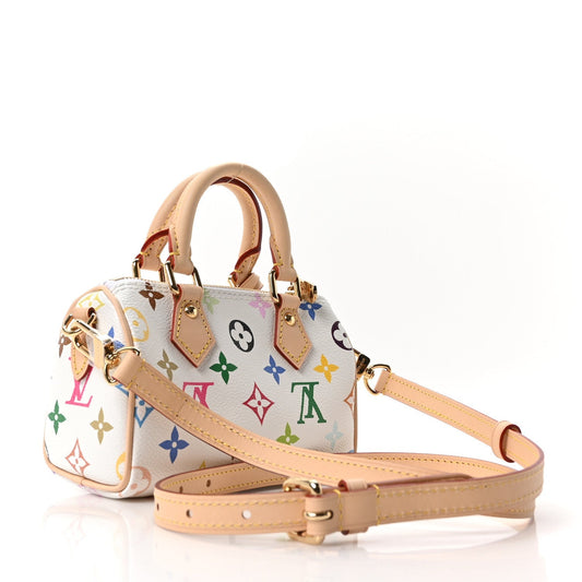 LV X TM Monogram Multicolor Nano Speedy White