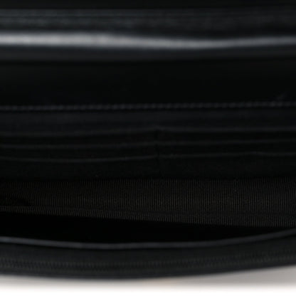 Caviar Quilted Boy Wallet On Chain WOC Black