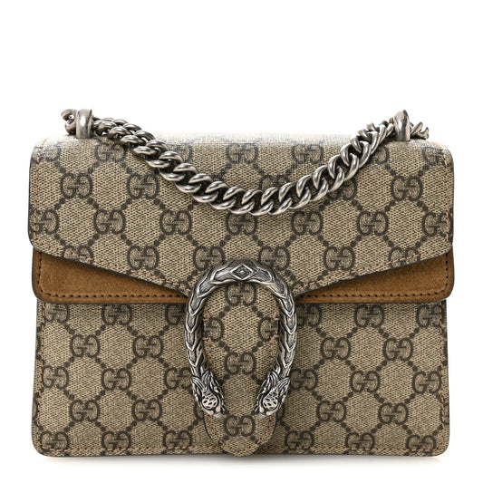 GG Supreme Monogram Mini Dionysus Shoulder Bag Taupe