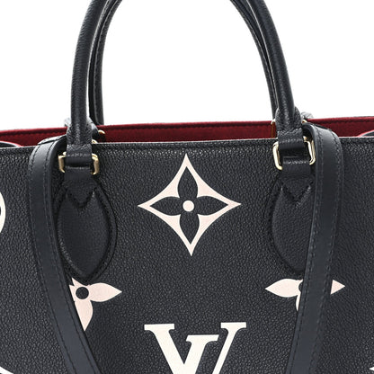 Empreinte Monogram Giant Onthego MM Black Beige