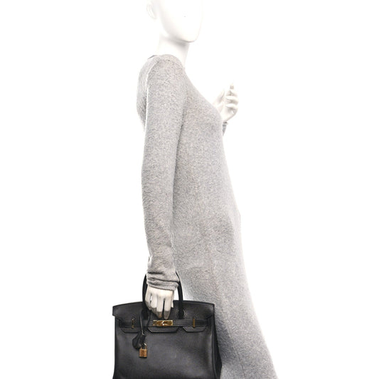 Epsom Birkin 30 Black