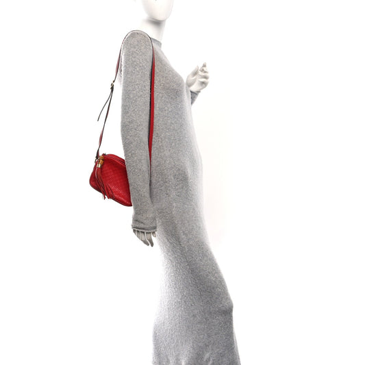 Microguccissima Sunshine Disco Crossbody Bag Red