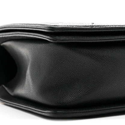 Caviar Quilted New Medium Boy Flap Black