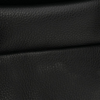 Soft Grained Calfskin XS Military Messenger Bag Black