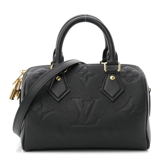 Empreinte Monogram Giant Speedy Bandouliere 20 Black