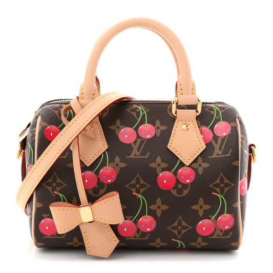 LV X TM Monogram Cerises Speedy Bandouliere 20