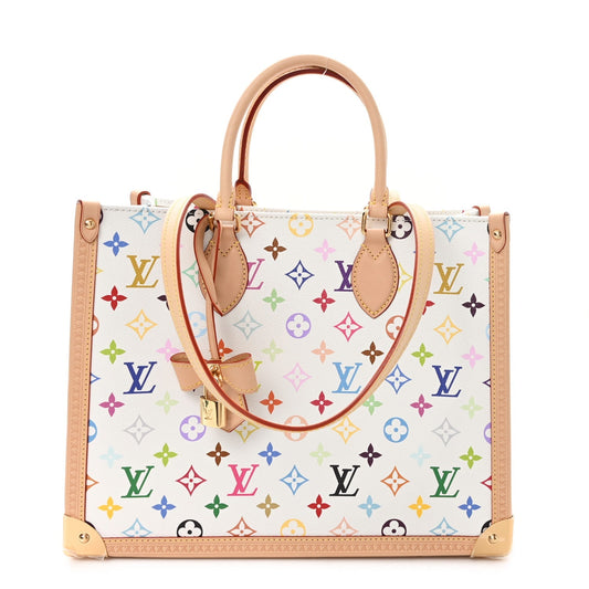 LV X TM Monogram Multicolor Onthego MM White
