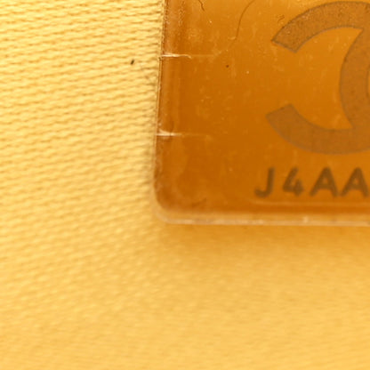 Caviar Quilted Small Chanel 25 Handbag Light Yellow