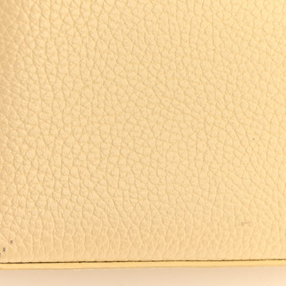 Taurillon Snakeskin Mini Capucines Banane