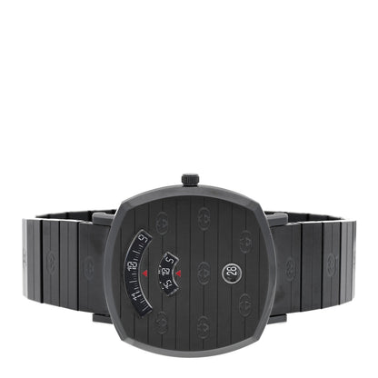 PVD Stainless Steel 38mm Grip Quartz Watch Black