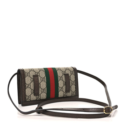GG Supreme Monogram Web Ophidia Belt Bag Beige Ebony New Acero