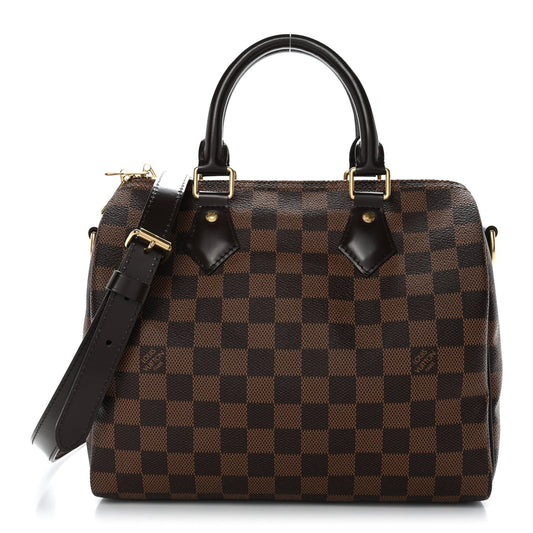 Damier Ebene Speedy Bandouliere 25