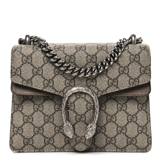 GG Supreme Monogram Mini Dionysus Shoulder Bag Taupe
