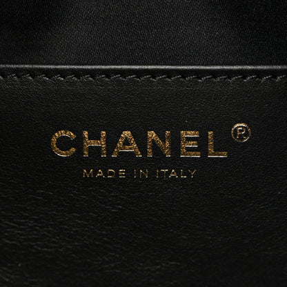 Caviar Quilted Mini Chanel 25 Handbag Black