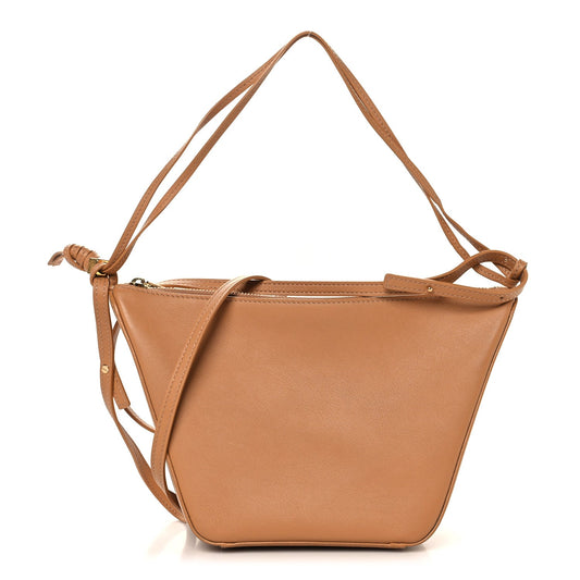 Calfskin Mini Hammock Hobo Tan