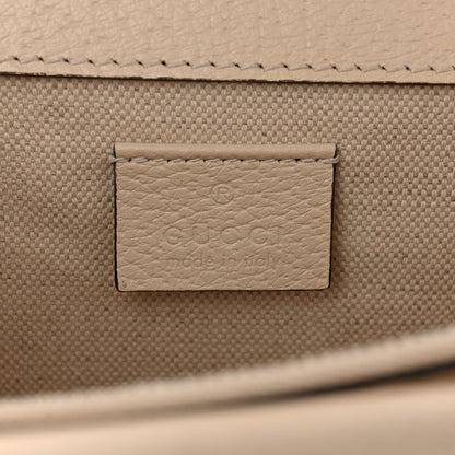 Textured Calfskin Crystal Small Dionysus Shoulder Bag Mystic White