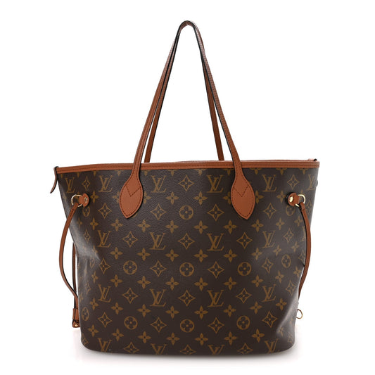 Monogram Calfskin Neo Neverfull Inside Out MM Tan
