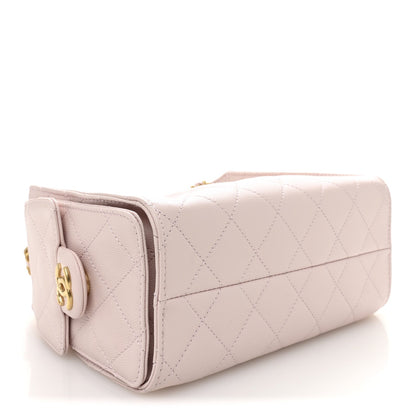 Caviar Quilted Mini Chanel 25 Handbag Light Pink