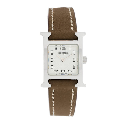 Stainless Steel Swift 17.2mm Heure H Hour Watch Etoupe