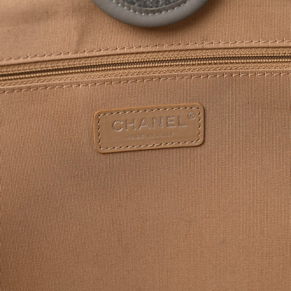 Wool Felt Large Deauville Tote Grey Beige