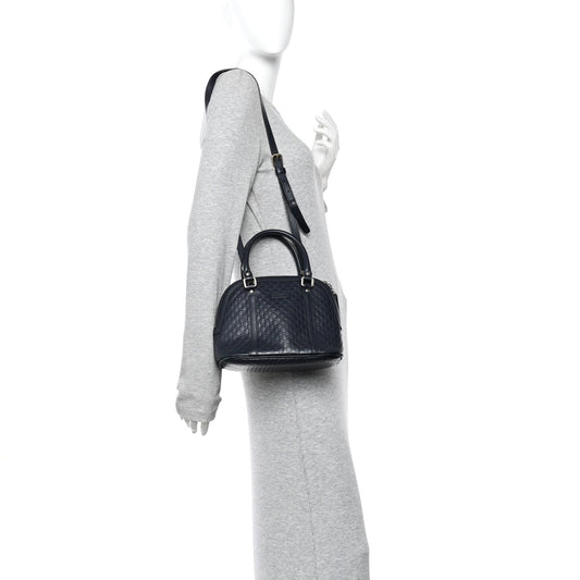 Microguccissima Mini Dome Bag Blue
