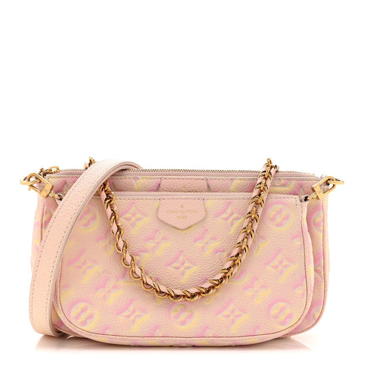Empreinte Monogram Summer Stardust Multi Pochette Accessories Pink