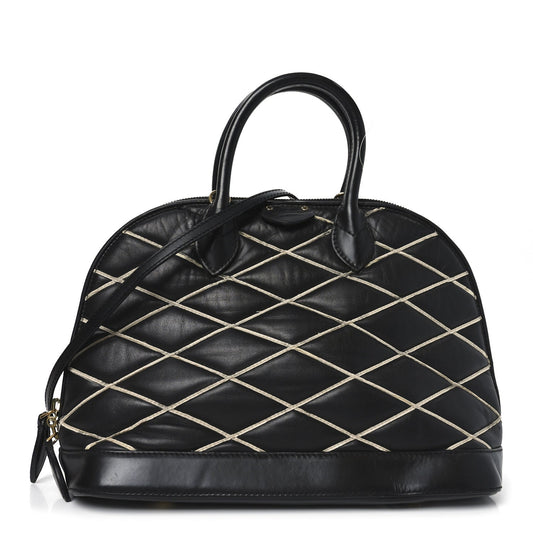 Lambskin Malletage Alma PM Black