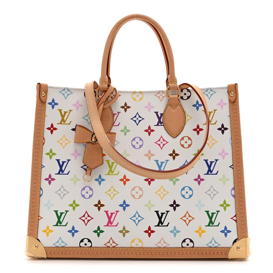 LV X TM Monogram Multicolor Onthego MM White