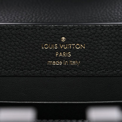 Matte Taurillon Capucines East West Mini All Black