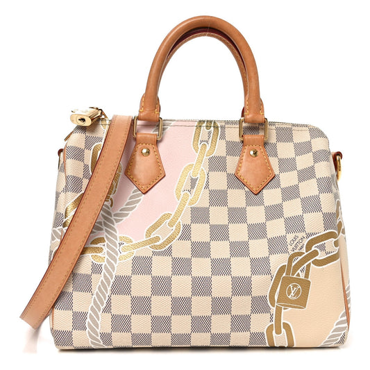 Damier Azur Nautical Speedy Bandouliere 25