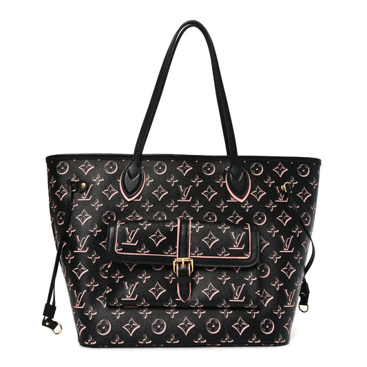Monogram Fall For You Neverfull MM Black