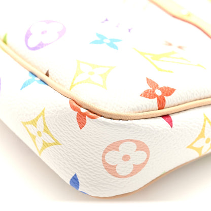 LV X TM Monogram Multicolor Pochette Accessories White