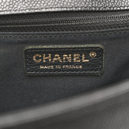 Caviar Quilted New Medium Boy Flap Black