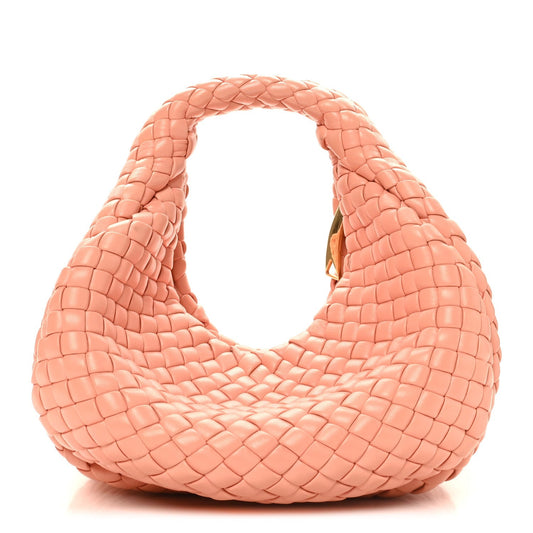 Lambskin Padded Intrecciato Mini Jodie Peachy