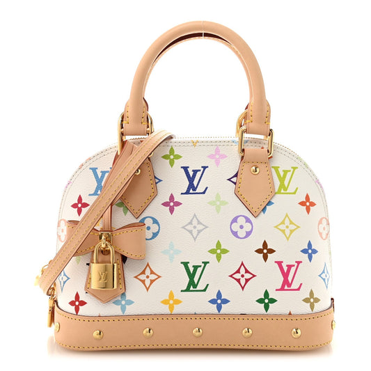 LV x TM Monogram Multicolor Alma BB White
