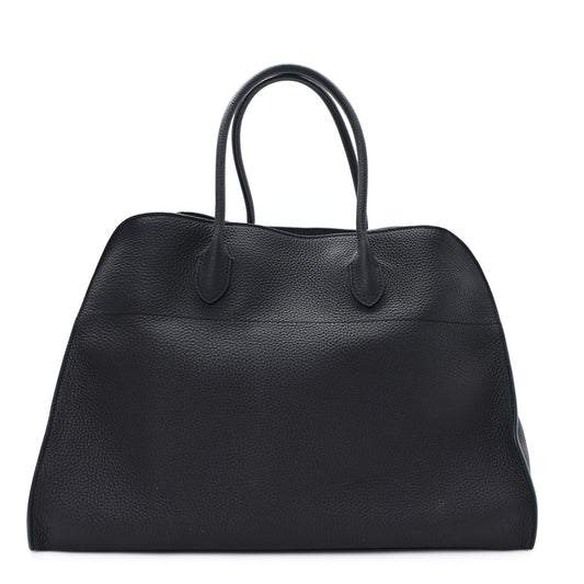 Grained Calfskin Soft Margaux 17 Midnight