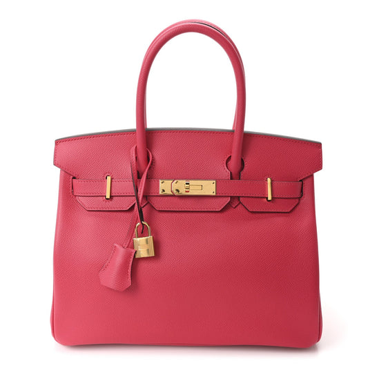 Epsom Birkin 30 Rose Extreme