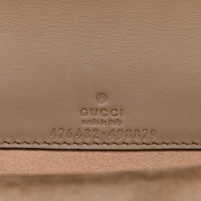 GG Supreme Monogram Super Mini Dionysus Shoulder Bag Taupe