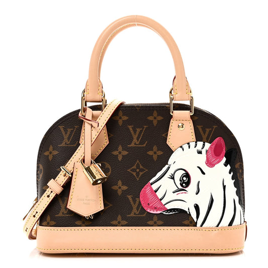 LV X Sun Yitian Monogram Zebra Alma BB